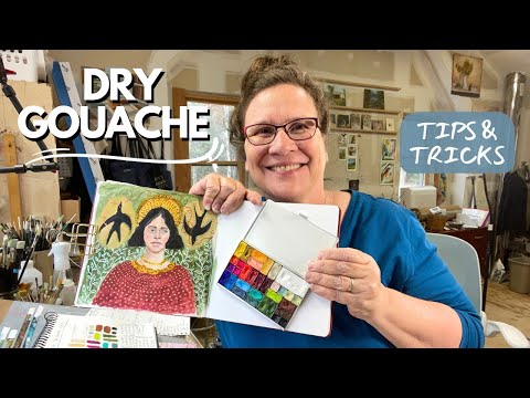 Tip & Tricks for SUCCESS With A Dry Gouache Palette