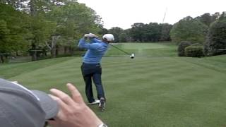 Charles Howell III, PGA Tour Driver Down line Slow Motion
