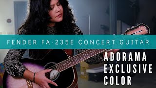 Video thumbnail for Fender FA-235E Concert Indian Laurel Fingerboard Guitar | Overview by Adorama Music