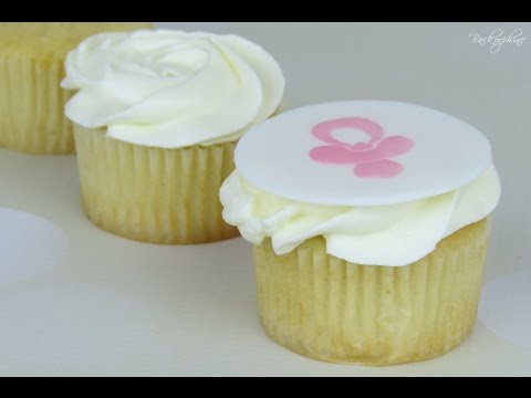Baby Shower CUPCAKES - Tutorial