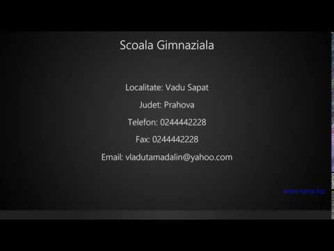 Scoala Gimnaziala Vadu Sapat