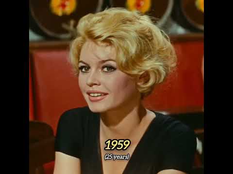 Brigitte Bardot evolution (1956 - 2024)
