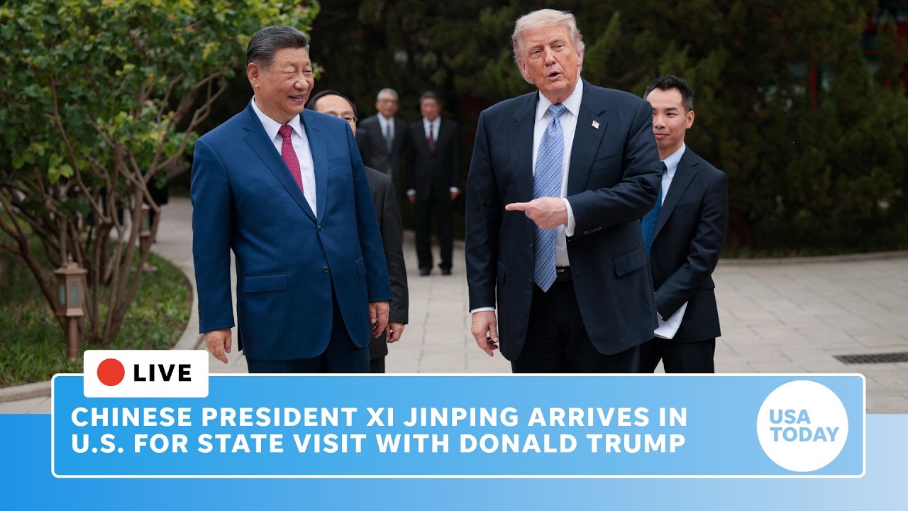 Live: Donald Trump greets Xi Jinping upon arrival to US for US-China meetings on AI and more