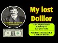 My lost dollar by Stephen leacock | B.Sc | B.Com | B.A | School exams | English with Addy |