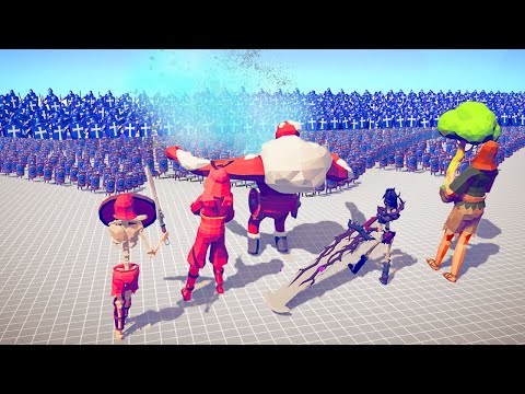 🔥 ALL GIANTS vs 200x MELEE TEAM TOURNAMENT / Totally Accurate Battle Simulator ( TABS )