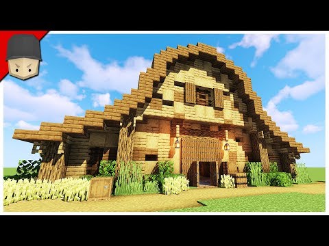 How to Build a Barn/Stables in Minecraft (Minecraft Build Tutorial)