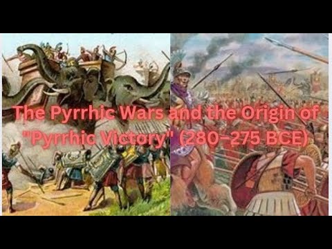 The Pyrrhic Wars and the Origin of "Pyrrhic Victory" (280–275 BCE)