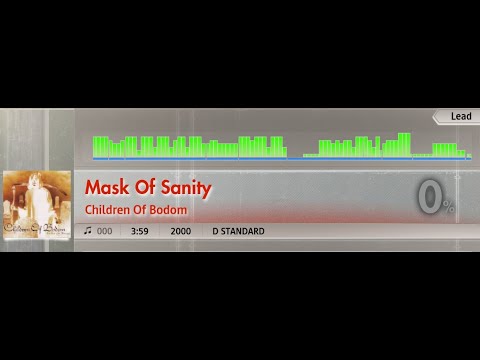 Slow49. HD【0.75x  Lead】Children of Bodom - Mask of Sanity (Self Practice Rocksmith)