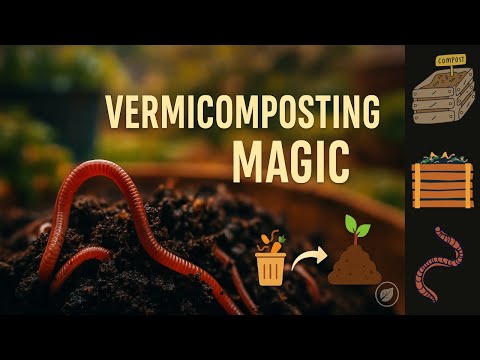 🐛💚Vermicomposting Magic: Transform Waste Into Organic Gold! 🌱🐛