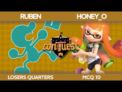 Top 8: Manchester Conquest 10 -  Ruben (Mr Game & Watch) vs honey_o (Inkling) Losers Quarters