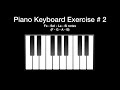 Piano Keyboard Exercise 2 Fa Sol La Si Notes F G A B Simple Piano Playalong