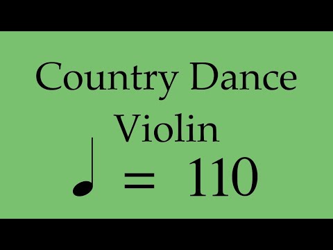Suzuki Violin Book 5 | Country Dance | Piano Accompaniment | 110 BPM