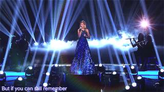 Think of Me by Jackie Evancho AGT 2014 (lyrics)