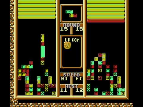 Tetris 2 (Flash) VS COM, Hard, Hi speed, Level 15