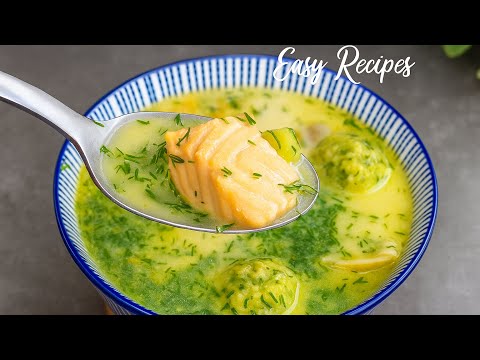 How to cook Norwegian fish 🐟 soup! For those who care about their health! Easy Recipes 