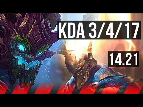 MAOKAI vs PANTHEON (TOP) | 3/4/17 | KR Master | 14.21