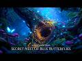Secret Nest of Blue Butterflies 🌌🍄 Quiet Rest with Enchanted Forest Music and Soft Nature Sounds
