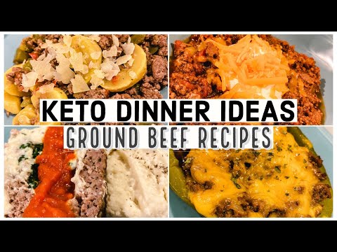 KETO DINNER IDEAS | Keto Ground Beef Recipes | Suz and...