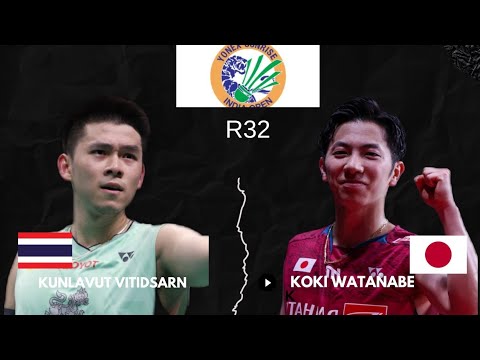 Kunlavut vitidsarn 🇹🇭 vs koki watanabe 🇯🇵 | India open 2026 | round of 32