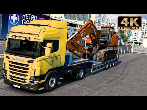 Scania R500 Highline *Exhaust Open* | Euro Truck Simulator 2 Gameplay "4K"