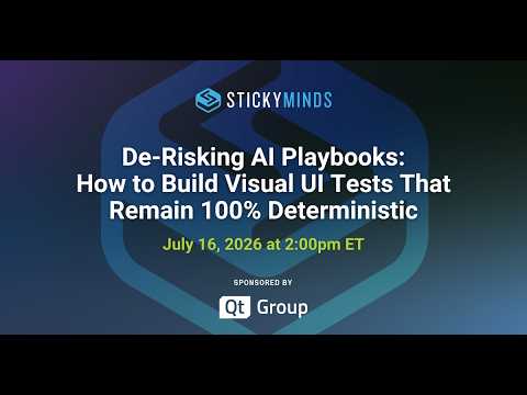 De-Risking AI Playbooks: How to Build Visual UI Tests That Remain 100% Deterministic