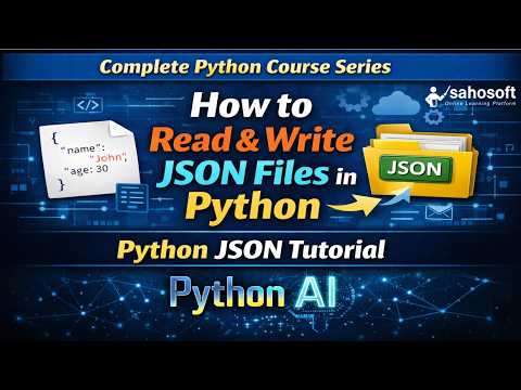 How To Read Write Json Files In Python 🔥 Python Json Tutorial Python Ai Based