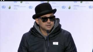 COP21 Paris United Nations Press Conference Love Song To The Earth