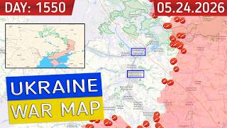 Sloviansk direction | Russia and Ukraine war map 24 May 2026 | Military summary latest news today