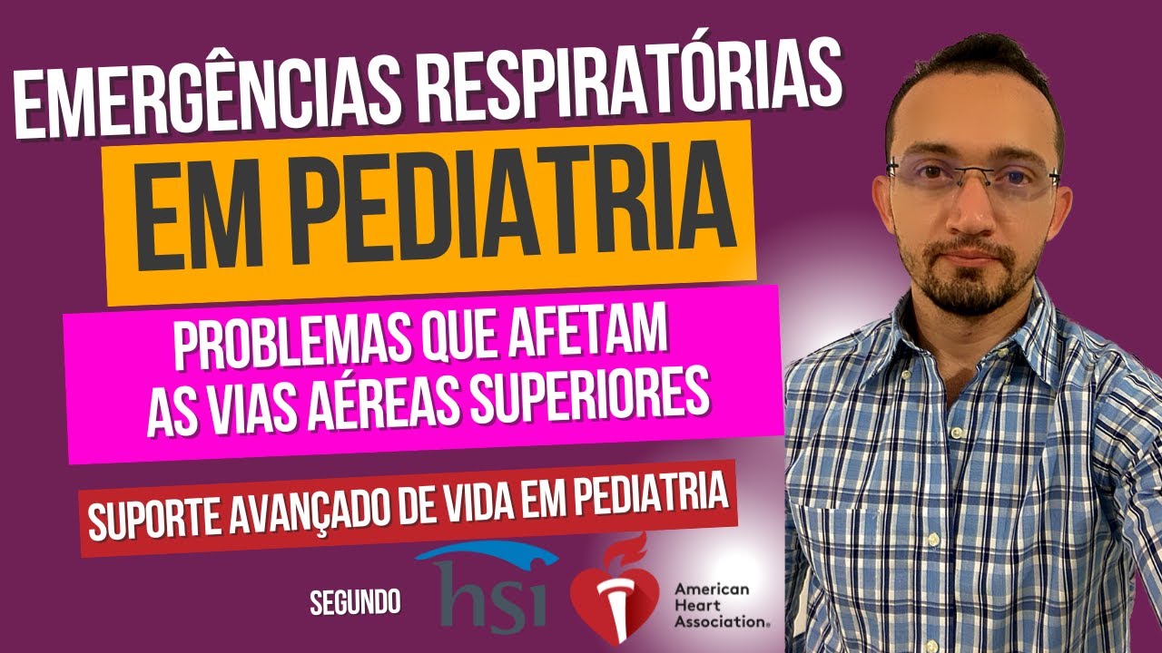 Emergências Respiratórias- Problemas que afetam as Vias Aéreas Superiores- Prof. Jonh Morais