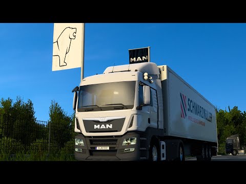 Ets2 1.40 MAN TGS 18.360 München (D) - Vaduz (LIE)   Promods 2.55