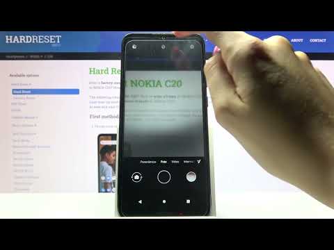 Cómo sacar una foto con temporizador puesto en NOKIA C20