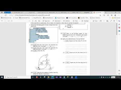 3- revision part 1: statement, branch, condition coverage, CFG, part 2&3 in description