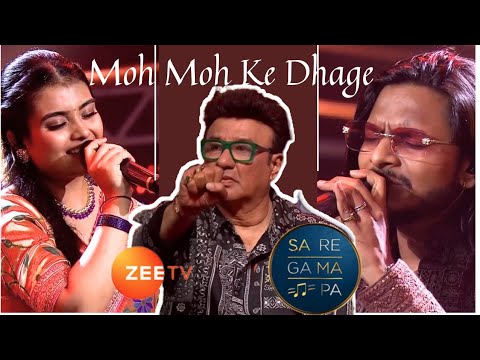 Moh Moh Ke Dhaage with Jugalbandi | Parvathi Meenakshi Ft. Ujwal Gajbhar | SAREGAMAPA 2024