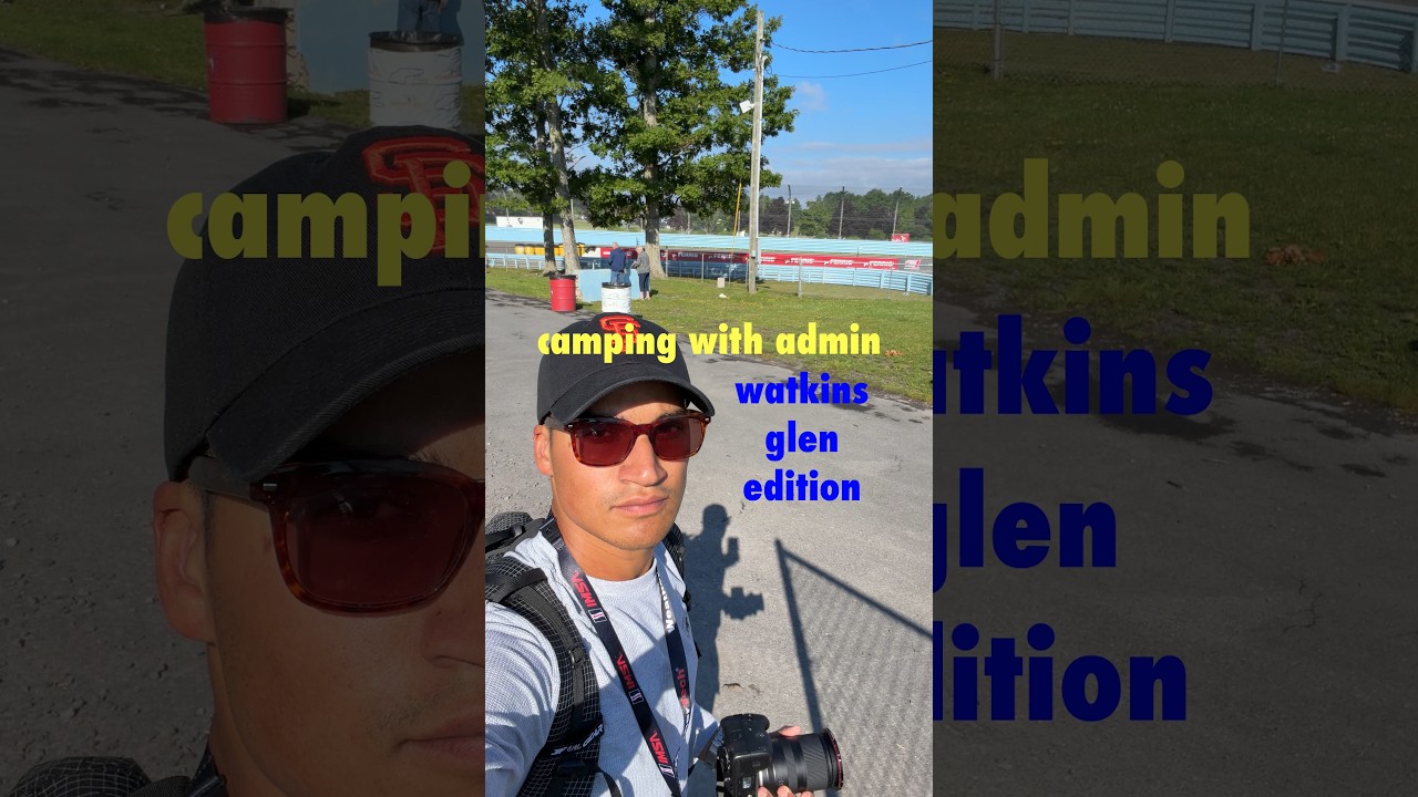Behind the lens at Watkins Glen. Camping for the Six Hours of the Glen #racer