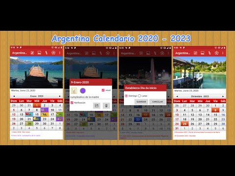 Argentina Calendario 2024 video