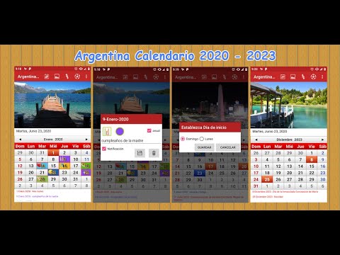 Argentina Calendario 2024 Video