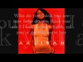 Aaliyah-U Got Nerve Lyrics 