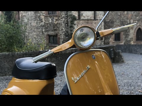Restauro vespa 50R 1971 giallo positano