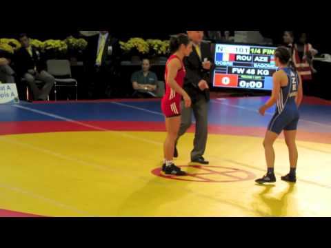 2012 Women's World Championships: 48 kg Estera Dobre (ROU) vs. Patimat Bagomedova (AZE)