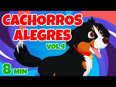 Cachorros Alegres Vol. 4 - Giramille 8 min | Desenho Animado Musical