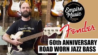Video thumbnail for Fender 60th Anniversary Road Worn Jazz Bass - EMPIRE MUSIC by Empire Music