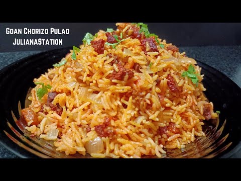 Chorizo Recipe| Goan Sausage Pulao | Goan Sausage recipe | JulianaStation