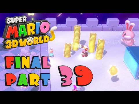 Super Mario 3D World - 100% Co-op Walkthrough Final Part 39