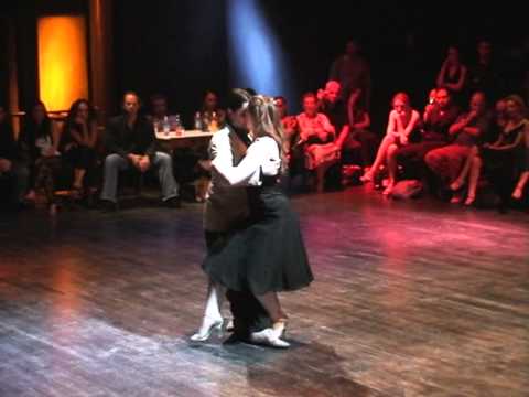  Fernando Sanchez  and  Ariadna Naveira  are  dancing  to  the  tango  "  Don Juan  "