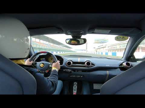 Ferrari 812 Superfast on Losail International Circuit.