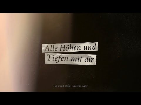 Jonathan Zelter - Höhen und Tiefen (Lyric Video)