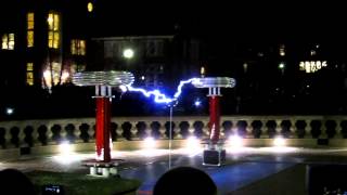 Tesla coil music. Sail by Awolnation