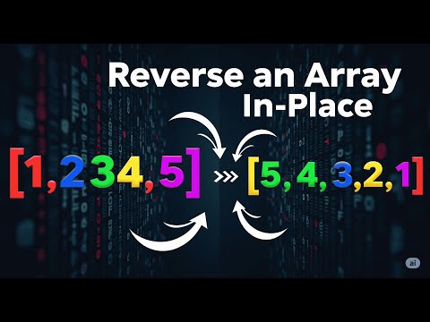 Reverse An Array In Place Using Js Coding Trend Programming Javascript Dsa Viral Js