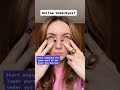 Improve under-eye hollowness & dark circles with face exercises | All You Can Face #shorts