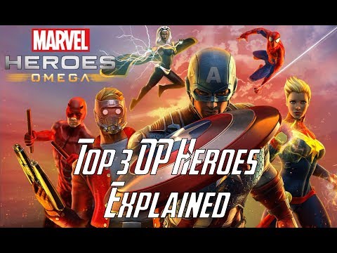Top 3 OP Heroes Explained - Marvel Heroes Omega (PS4/XBOX)